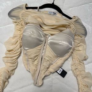 Fashion Nova Heaven Can Wait Corset Top S Small